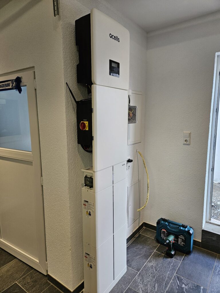 Qcells Speicherinstallation
