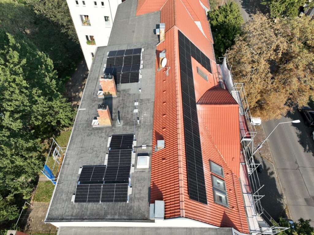 Solaranlage für ein Mehrfamilienhaus