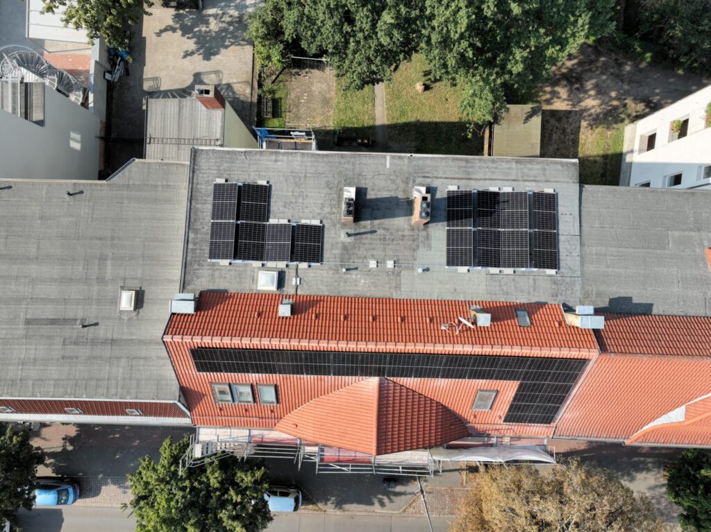 Solaranlage für ein Mehrfamilienhaus