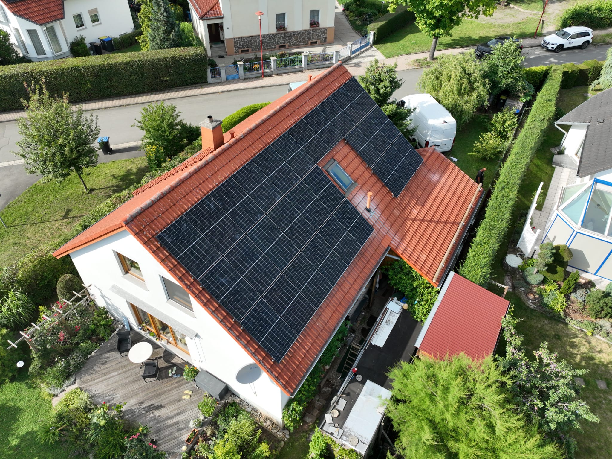 Heute waren wir in Gera – eine neue Solaranlage geht ans Netz!