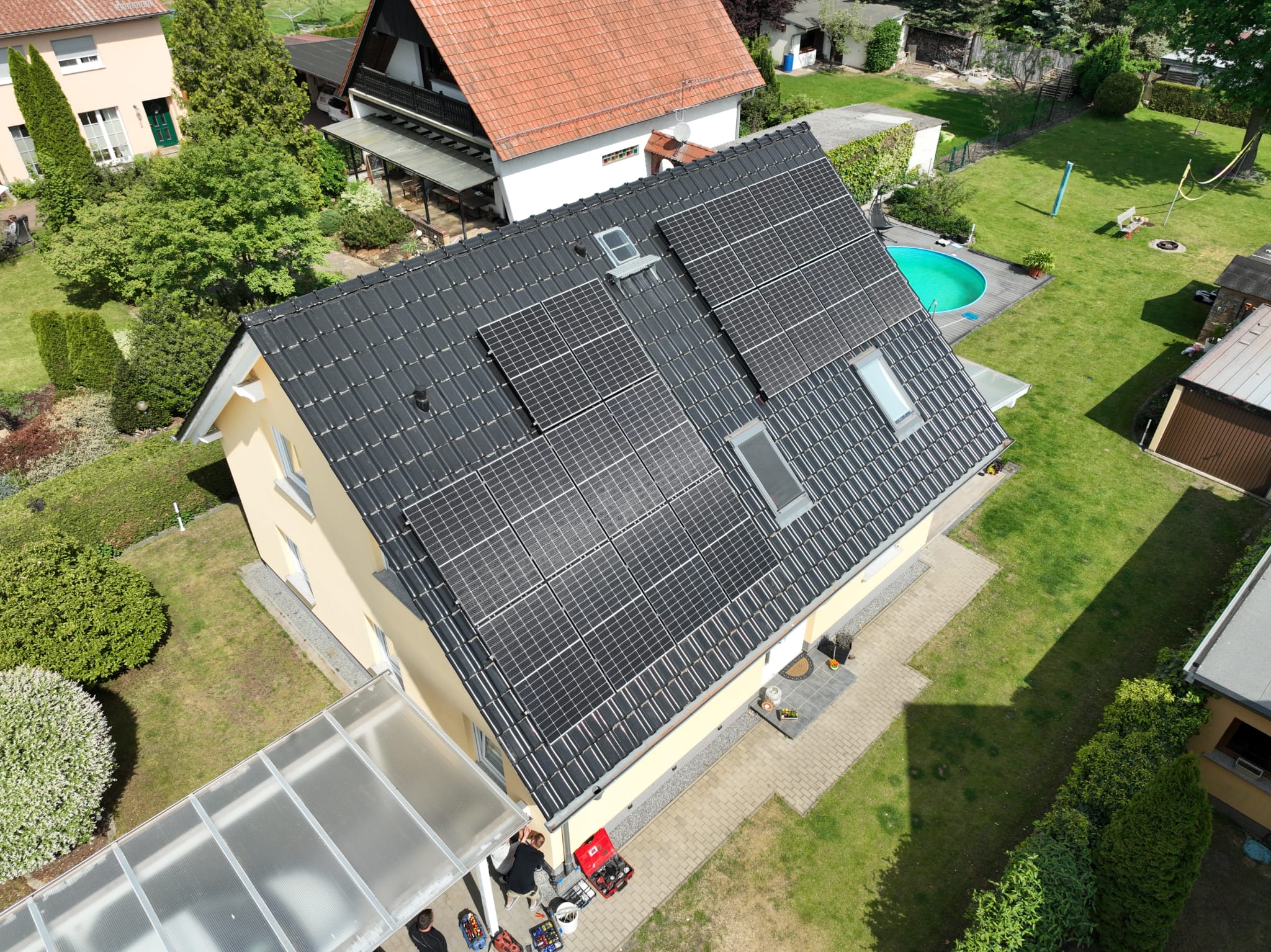 Sonnige Aussichten in Werder – neue Solaranlage produziert grünen Strom